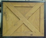 Dutch Door with cross buck pattern