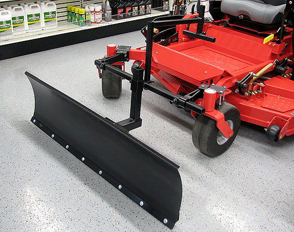 zeroturn snow plow